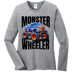 The Best Monster Trucks Rule Funny Gift On The Planet Cool Gift Ladies Long Sleeve Shirt