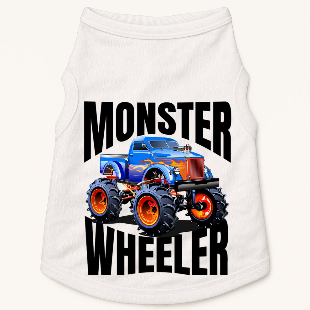 The Best Monster Trucks Rule Funny Gift On The Planet Cool Gift Doggie Tank