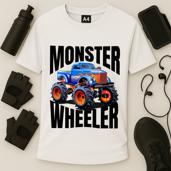 The Best Monster Trucks Rule Funny Gift On The Planet Cool Gift Cooling Performance Crew T-Shirt
