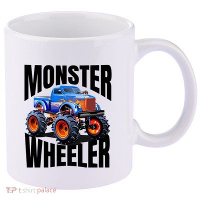 The Best Monster Trucks Rule Funny Gift On The Planet Cool Gift 11oz C Handle Ceramic Mug