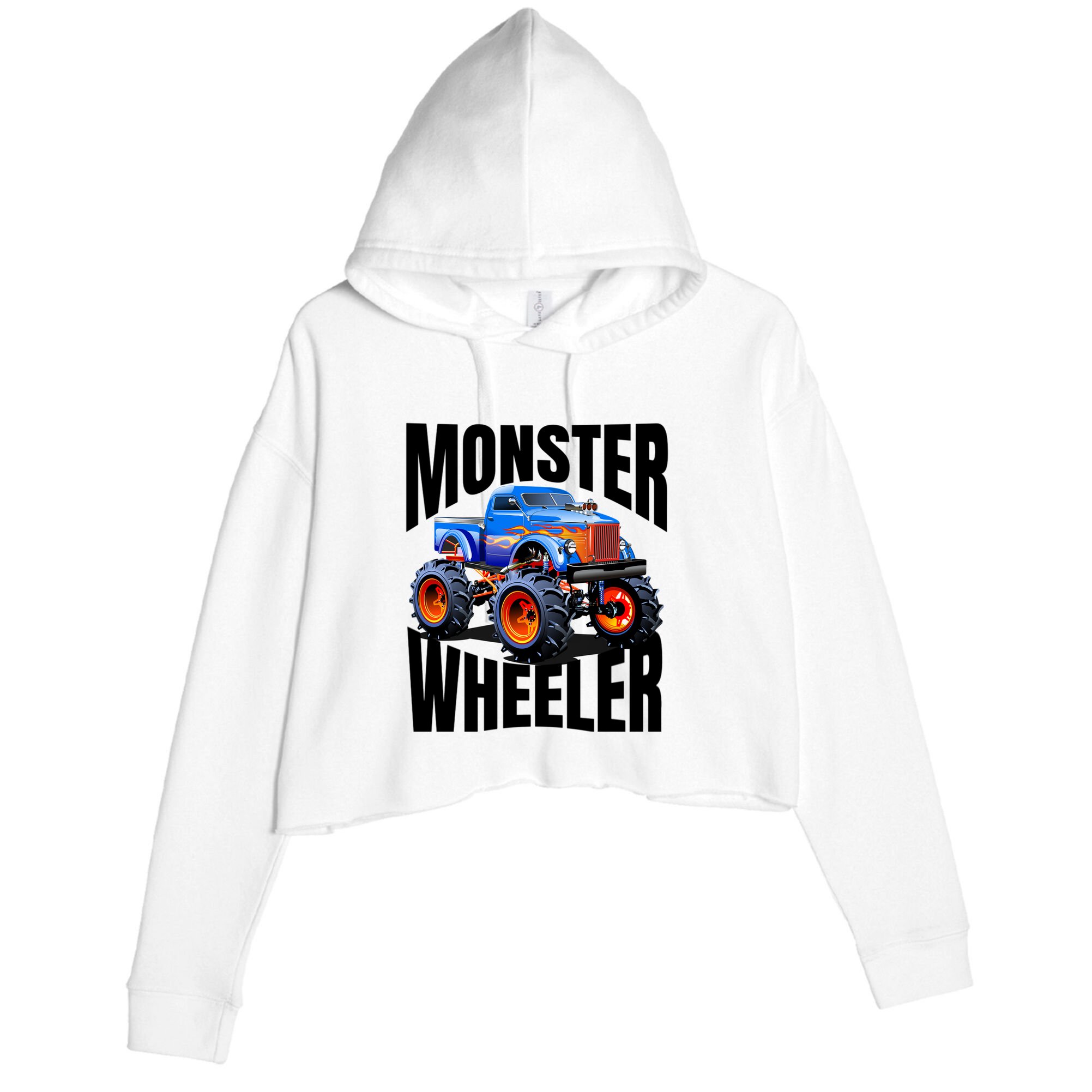 The Best Monster Trucks Rule Funny Gift On The Planet Cool Gift Crop Fleece Hoodie