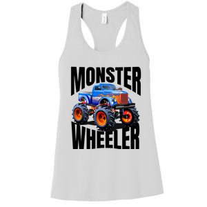 The Best Monster Trucks Rule Funny Gift On The Planet Cool Gift Women's Racerback Tank