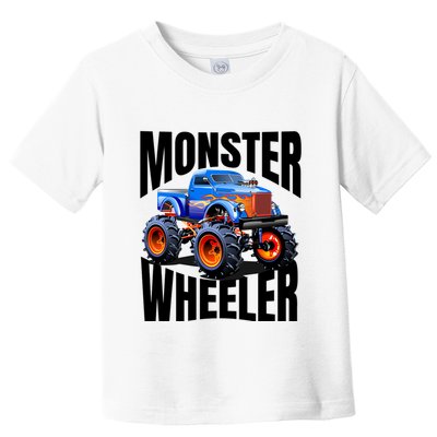 The Best Monster Trucks Rule Funny Gift On The Planet Cool Gift Toddler T-Shirt