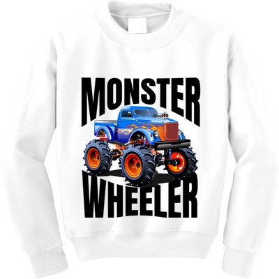The Best Monster Trucks Rule Funny Gift On The Planet Cool Gift Kids Sweatshirt