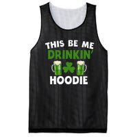 This Be Me Drinkin St Patricks Day Irish Drinking Team Mesh Reversible Basketball Jersey Tank