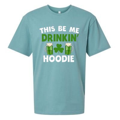 This Be Me Drinkin St Patricks Day Irish Drinking Team Sueded Cloud Jersey T-Shirt