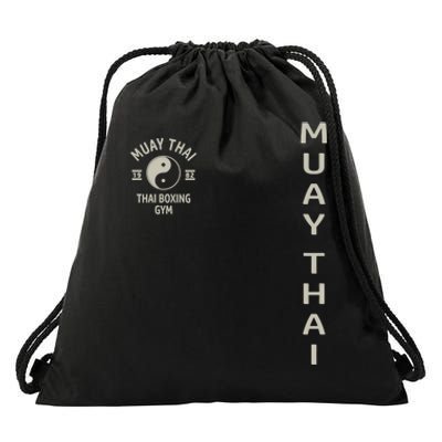 Thai Boxing Muay Thai Meaningful Gift Drawstring Bag