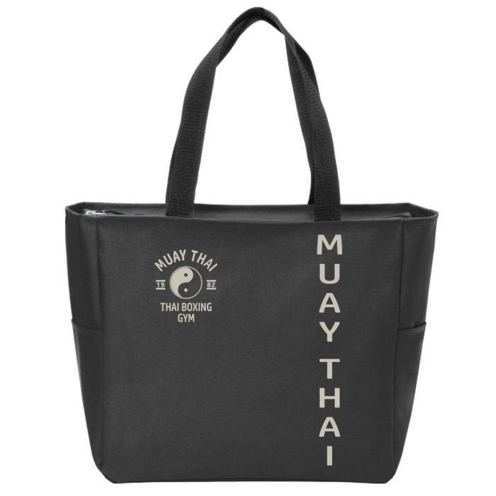 Thai Boxing Muay Thai Meaningful Gift Zip Tote Bag