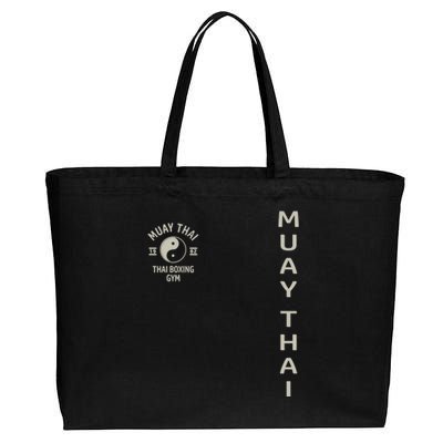 Thai Boxing Muay Thai Meaningful Gift Cotton Canvas Jumbo Tote