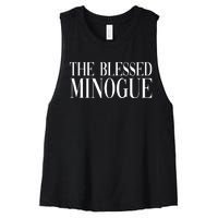 The Blessed Minogue Women's Racerback Cropped Tank