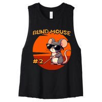 Three Blind Mice Matching Halloween Mouse 2 Women's Racerback Cropped Tank