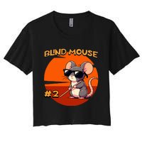 Three Blind Mice Matching Halloween Mouse 2 Women's Crop Top Tee