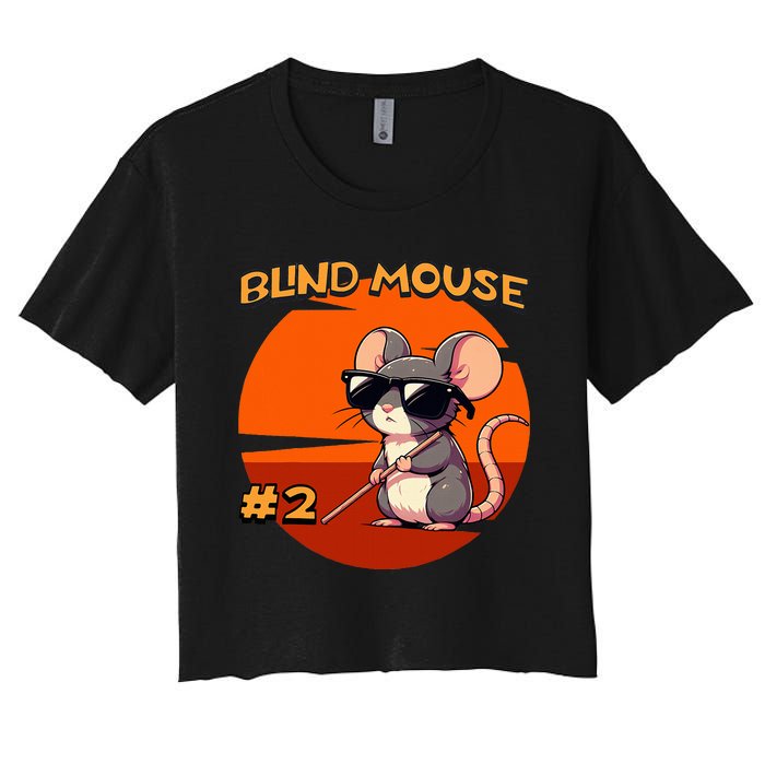 Three Blind Mice Matching Halloween Mouse 2 Women's Crop Top Tee