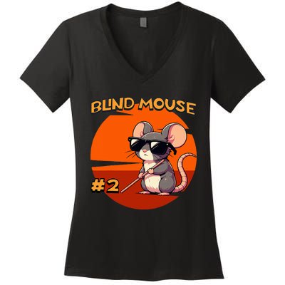 Three Blind Mice Matching Halloween Mouse 2 Women's V-Neck T-Shirt