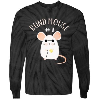 Three Blind Mice Matching Halloween Group Costume Mouse Tie-Dye Long Sleeve Shirt