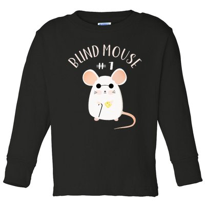 Three Blind Mice Matching Halloween Group Costume Mouse Toddler Long Sleeve Shirt