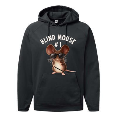 Three Blind Mice Matching Halloween Group Costume Mouse #1 Performance Fleece Hoodie