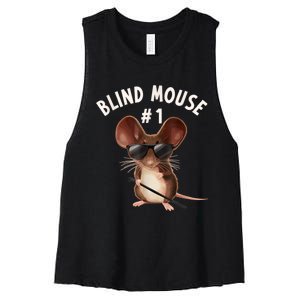 Three Blind Mice Matching Halloween Group Costume Mouse #1 Women's Racerback Cropped Tank