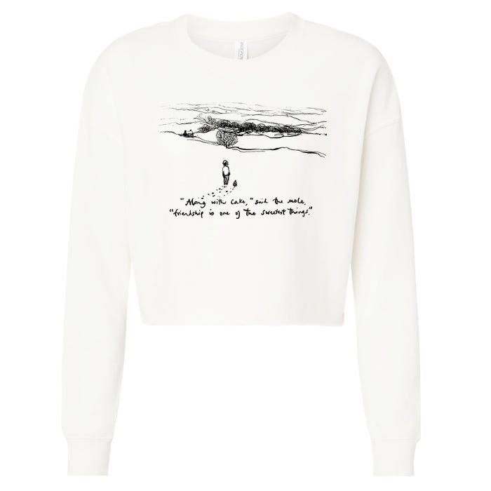 The Boy Mole Fox And Horse Friendship Is One Of Sweetest Cropped Pullover Crew