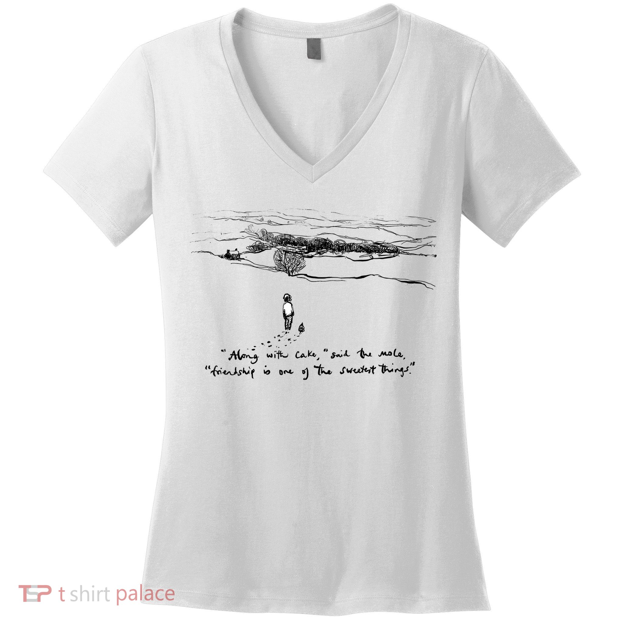 The Boy Mole Fox And Horse Friendship Is One Of Sweetest Women's V-Neck T-Shirt