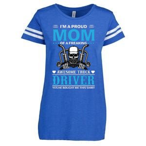 The Best Moms Mothers Day Enza Ladies Jersey Football T-Shirt