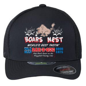 The Boars Nest Best BBQue Flexfit Unipanel Trucker Cap