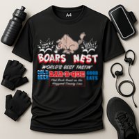 The Boars Nest Best BBQue Cooling Performance Crew T-Shirt