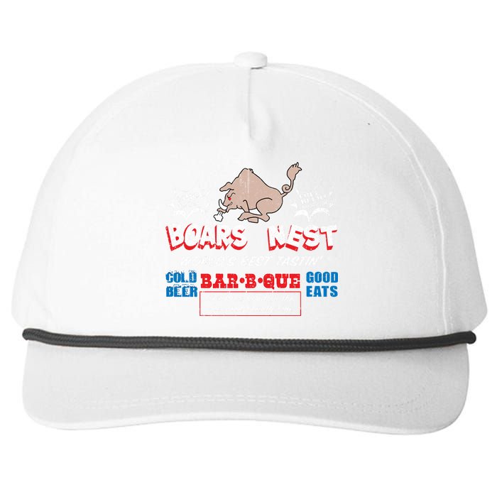 The Boars Nest Best BBQue Snapback Five-Panel Rope Hat