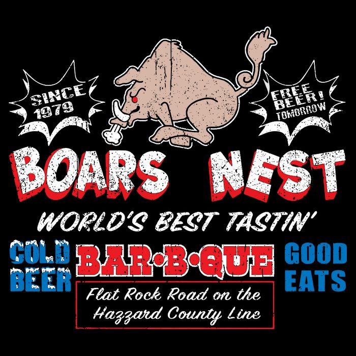 The Boars Nest Best BBQue 16 in Basic Backpack