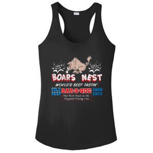 The Boars Nest Best BBQue Ladies PosiCharge Competitor Racerback Tank