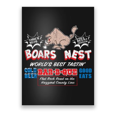 The Boars Nest Best BBQue Poster