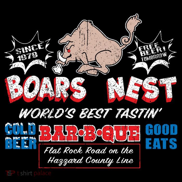The Boars Nest Best BBQue Poster