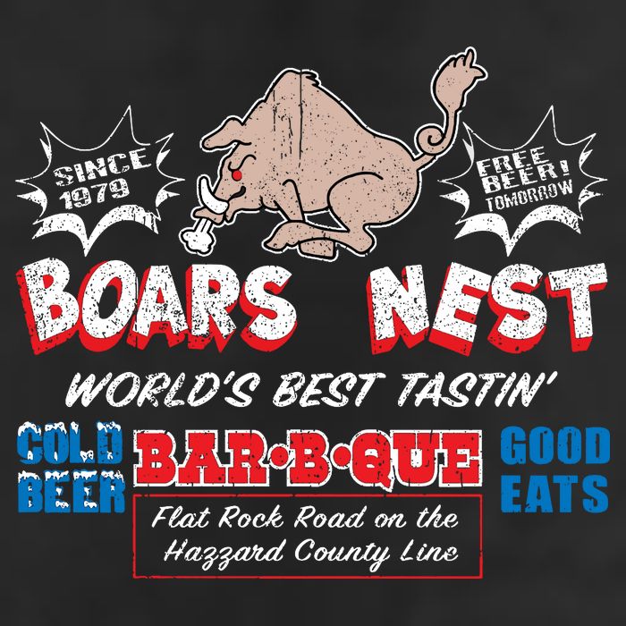 The Boars Nest Best BBQue Golf Towel