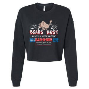 The Boars Nest Best BBQue Cropped Pullover Crew