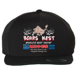 The Boars Nest Best BBQue Wool Snapback Cap