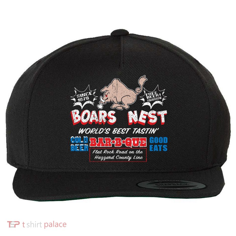 The Boars Nest Best BBQue Wool Snapback Cap