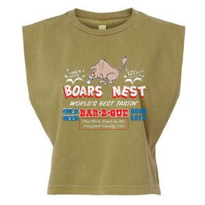 The Boars Nest Best BBQue Garment-Dyed Women's Muscle Tee