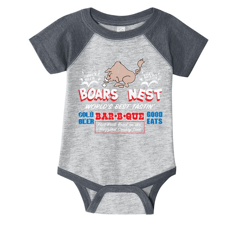 The Boars Nest Best BBQue Infant Baby Jersey Bodysuit