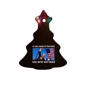 Trump Best Not Miss Ceramic Tree Ornament