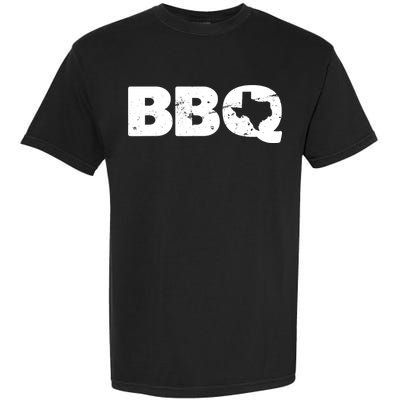 Texas BBQ novelty Texas Barbecue and Map vintage BBQ Garment-Dyed Heavyweight T-Shirt