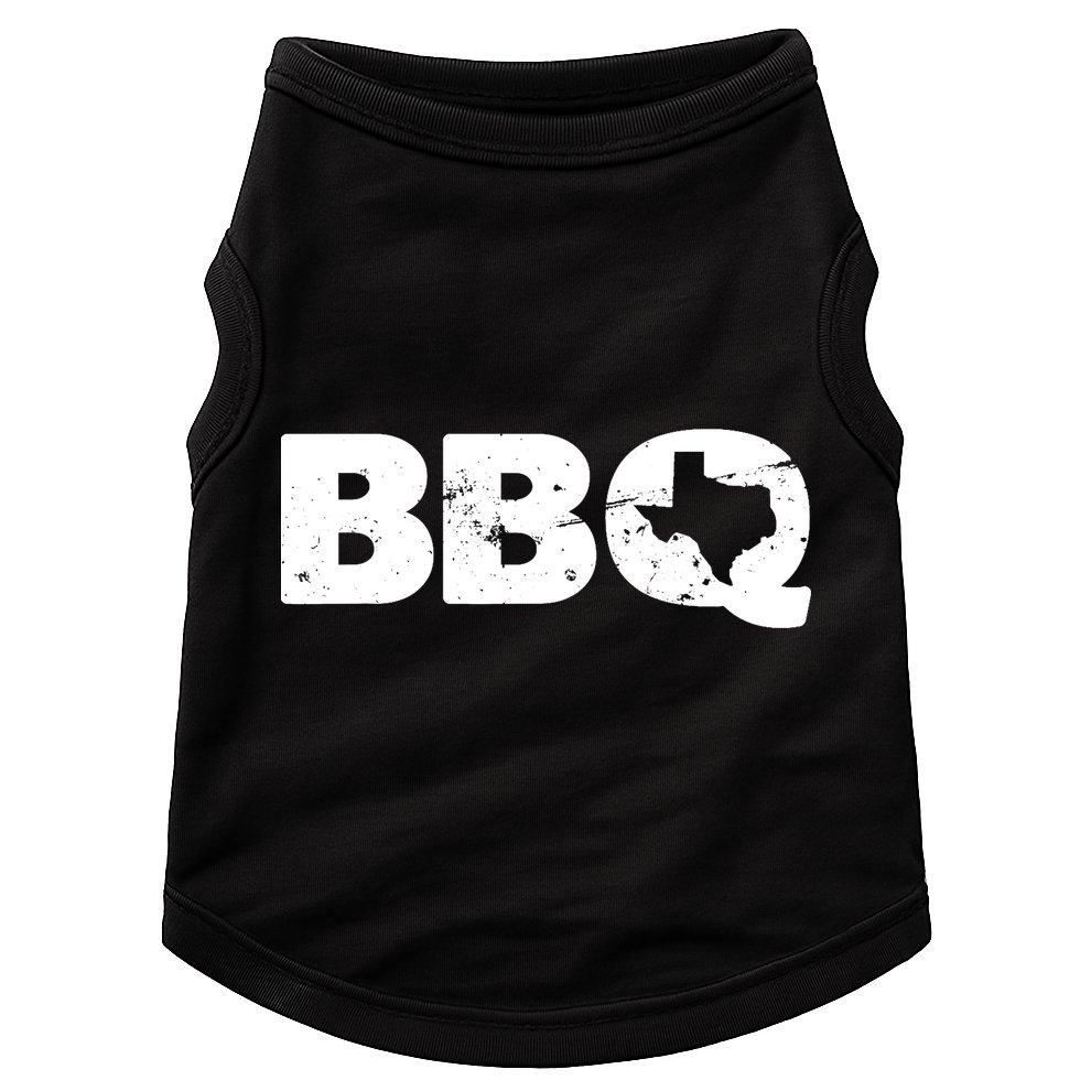 Texas BBQ novelty Texas Barbecue and Map vintage BBQ Doggie Tank