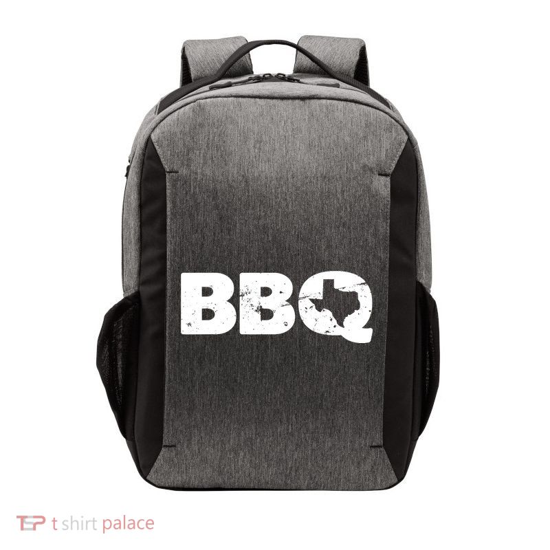Texas BBQ novelty Texas Barbecue and Map vintage BBQ Vector Backpack