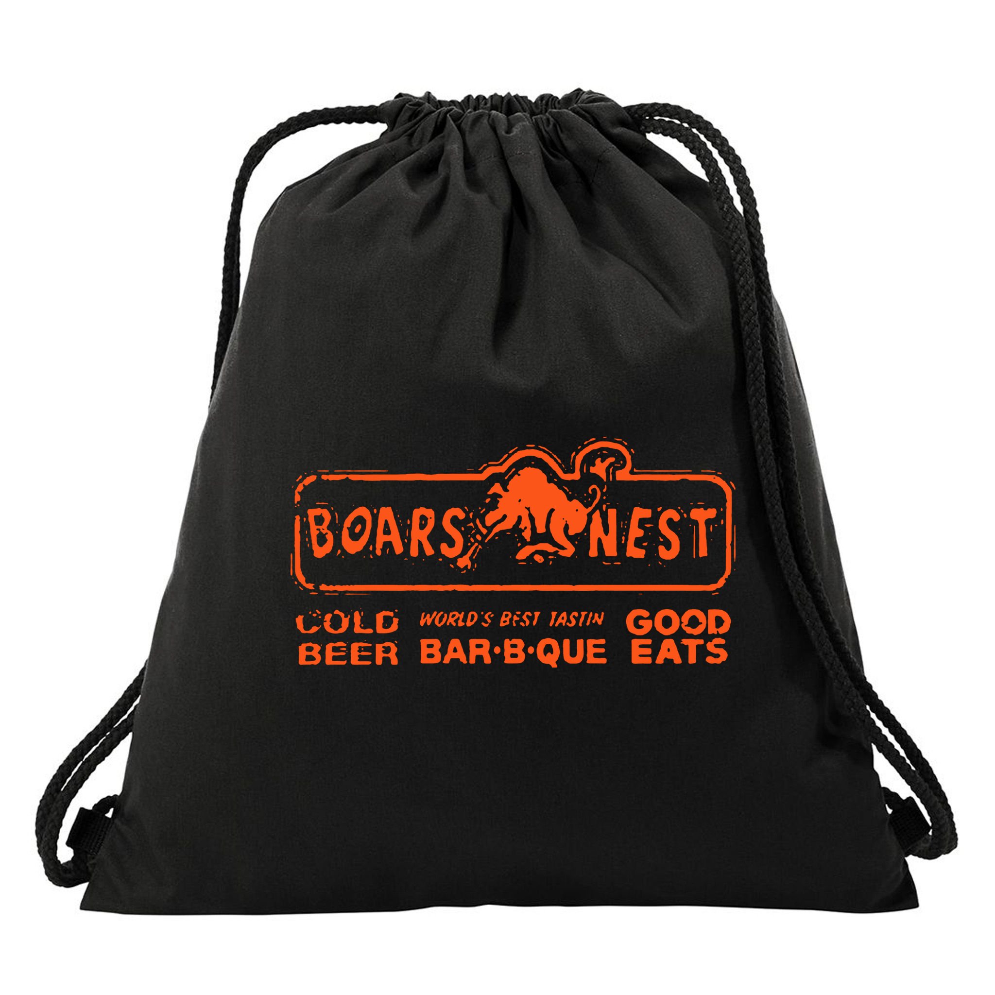 The Boars Nest The Dukes Of Hazzard Drawstring Bag