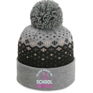 The Best Nurses Are School Nurses Gift The Baniff Cuffed Pom Beanie