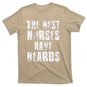 The Best Nurses Have Beards Funny Nurse Day Cute T-Shirt