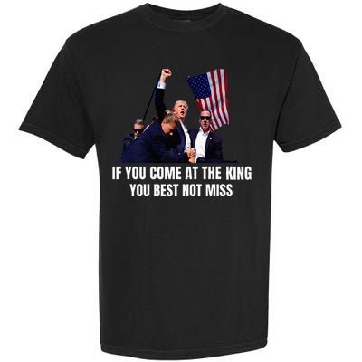 Trump Best Not Miss Premium Garment-Dyed Heavyweight T-Shirt