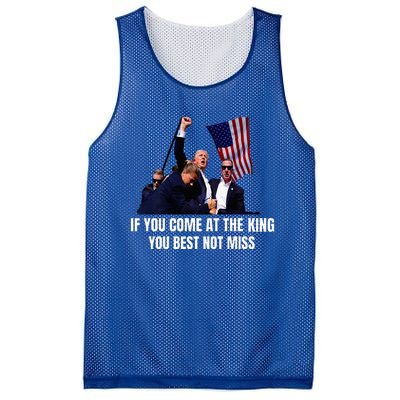 Trump Best Not Miss Premium Mesh Reversible Basketball Jersey Tank