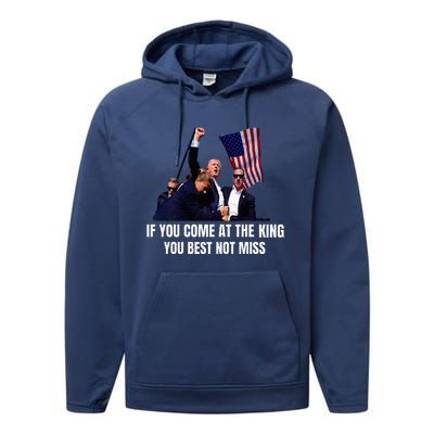 Trump Best Not Miss Premium Performance Fleece Hoodie