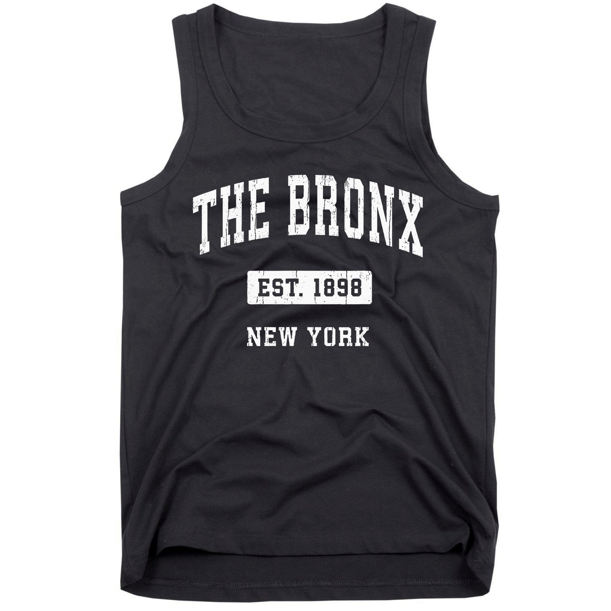 The Bronx New York Ny Vintage Established Sports Tank Top