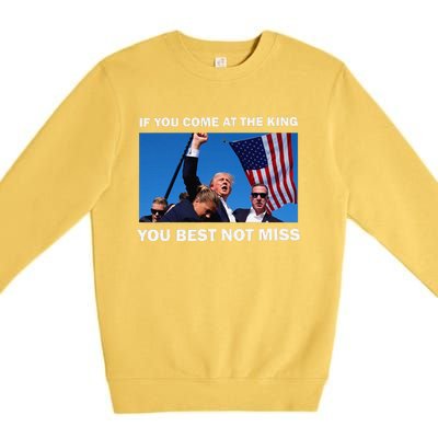 Trump Best Not Miss Premium Crewneck Sweatshirt